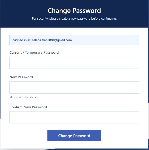 Change Password