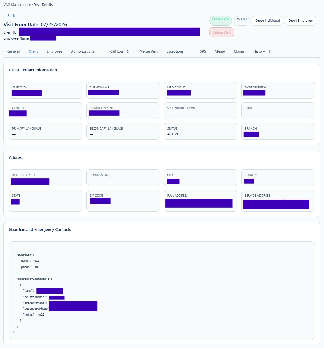 Client Information